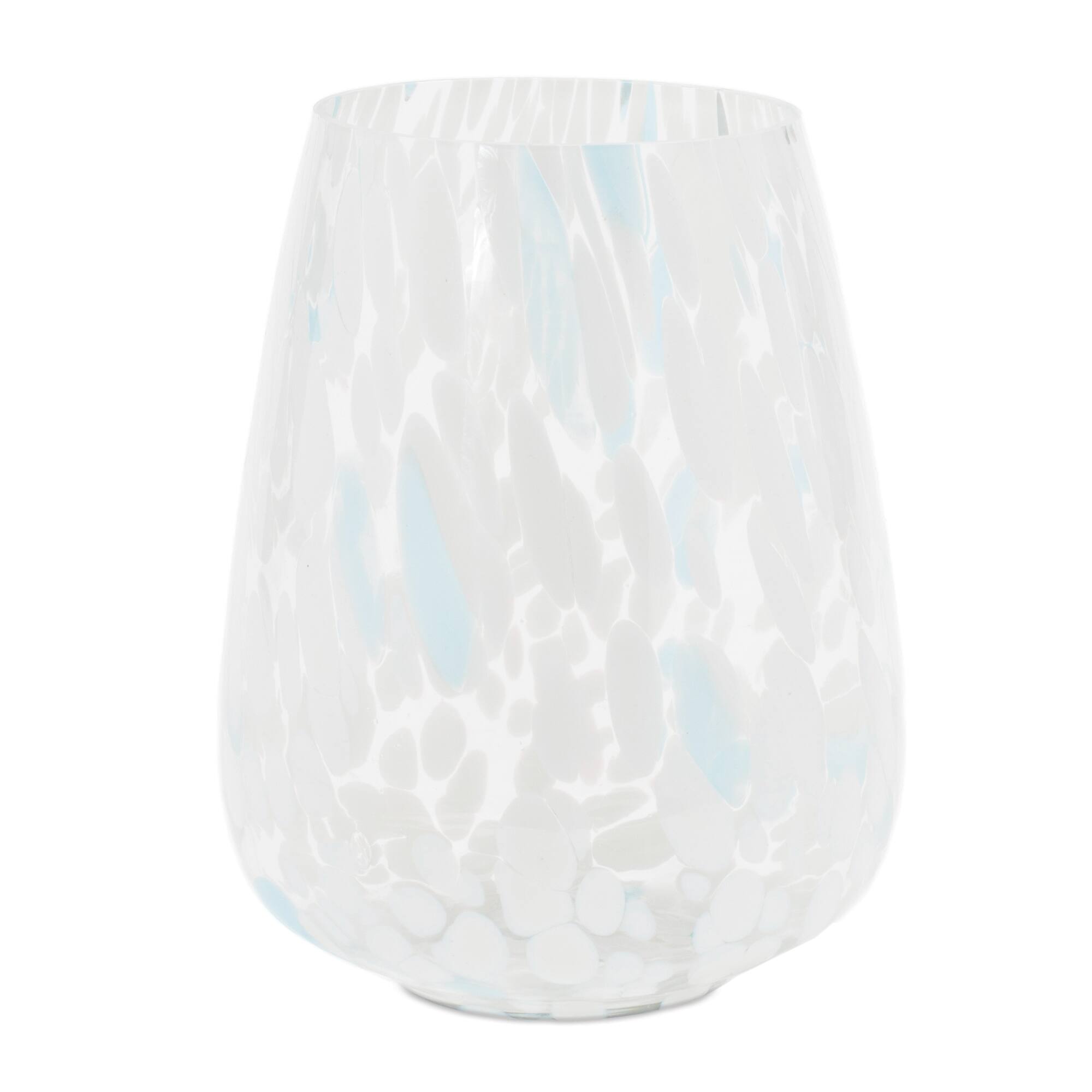 Painted Glass Candle Holder Vases, 4ct.